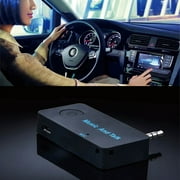 Wireless Bluetooth 3.5mm AUX Audio Stereo Music Home Car Receiver Adapter Mic
