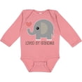 thumbnail image 3 of Inktastic Loved by Grandma Cute Grandchild Boys or Girls Long Sleeve Baby Bodysuit, 3 of 5