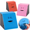 thumbnail image 3 of Caja fuerte eléctrica del banco de la cara sonriente del banco de monedas del juguete del cajero automático del juguete preescolar, 3 of 5