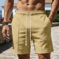 thumbnail image 5 of LEKWK Mens Swim Trunks Hawaiian Board Shorts Hawaiian Compression Liner Bathing Suit Quick Dry Drawstring Short with Pockets Running Workout Home Swimwear, 5 of 5