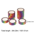 thumbnail image 2 of EeaseMX 10 rollos de cintas washi para manualidades, álbumes de recortes, decoración, pegatinas de arcoíris, 2 of 7
