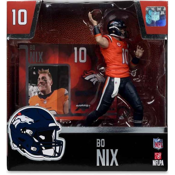 NFL Football Sportspicks Figurine Statique de 7 Pouces - Pantalon Noir Bo Nix #38