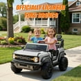 thumbnail image 2 of Ford Bronco Raptor 24V Kids Ride on Toys, Battery Powered Ride on Cars 2 Seater with Remote Control, Electric Car for Boys Girls 3-8 w/Bluetooth & LED Headlights, White, 2 of 8