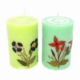 thumbnail image 4 of Lemongrass & Ylang-Ylang Soy Wax Pillar Candle Duo - Organic Essential Oils, 4 of 4