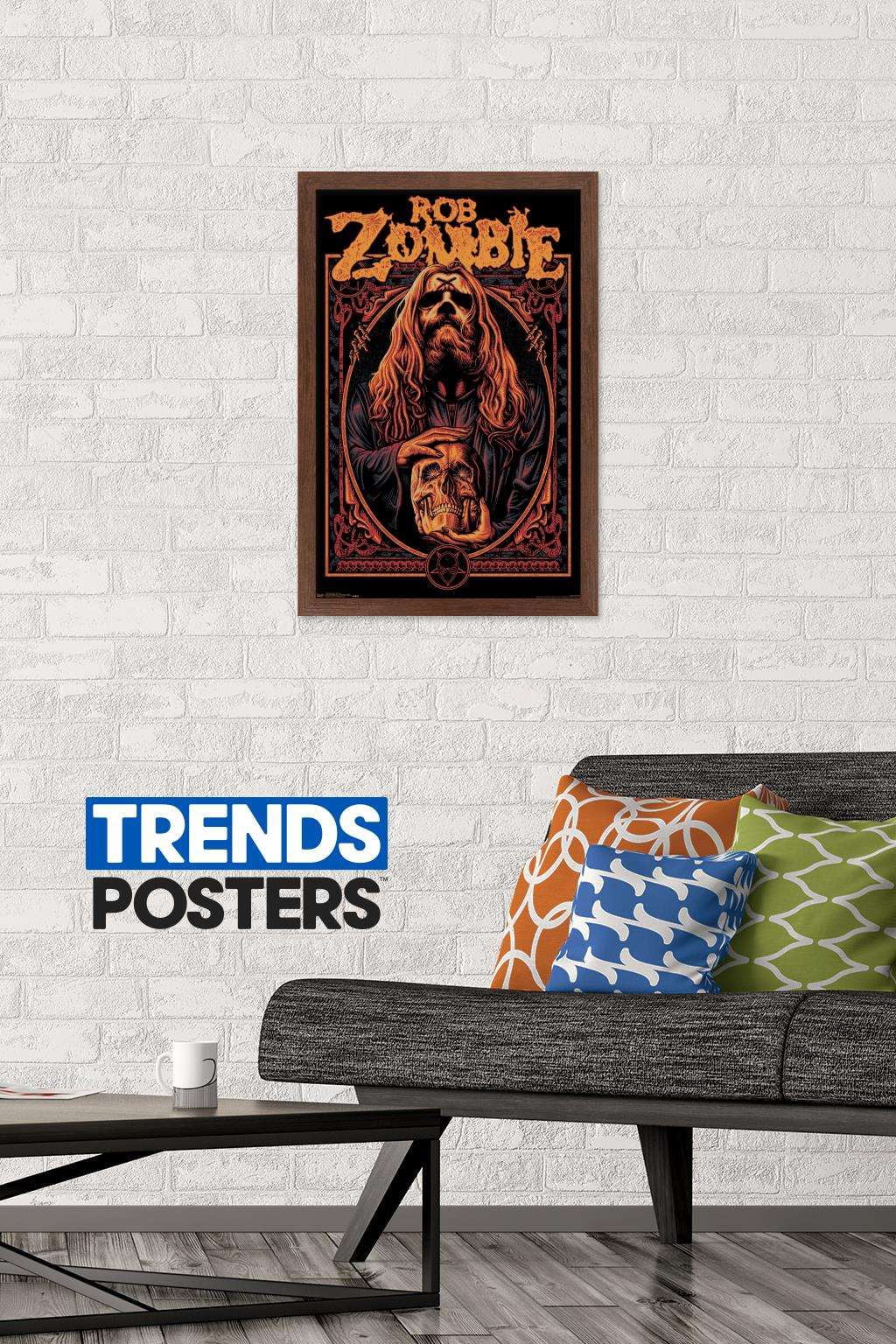 Rob Zombie - Warlock Wall Poster, 14.725" x 22.375", Framed