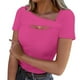 thumbnail image 3 of Sudadera,Blusa informal para mujer con cuello en V, manga tres cuartos, poliéster, color liso, uso diario, sopatenor, 3 of 9