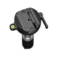 thumbnail image 2 of Leofoto  Leveling Head w/ Large Handle for 75mm Bowl, Arca/Picatinny Hybrid Lever-Release Clamp, Black, 2 of 3