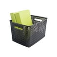 thumbnail image 2 of Advantus Grand Bac de Rangement - Noir (Lot de 2), 2 of 3