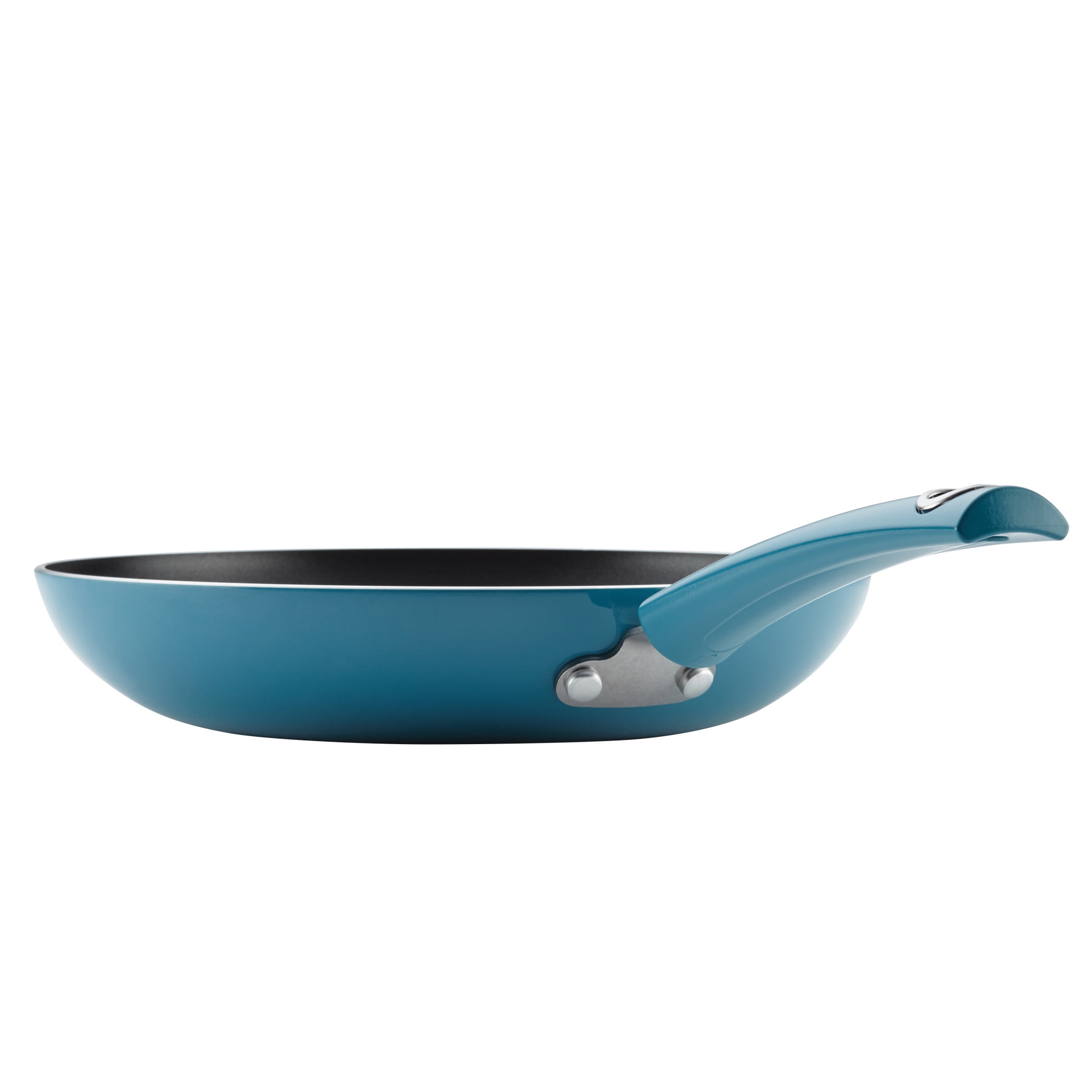 Rachael Ray Cityscapes Enamel Nonstick Sauce Pan, 3qt, Turquoise