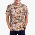 thumbnail image 1 of Fotbe Colorful Seashells Camiseta Polo de Golf para Hombre con Estampado – Camisa Deportiva Transpirable con Cuello Abotonado-X-Large, 1 of 6