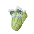 thumbnail image 1 of Cathalem Hike Light Cushion Crew Sock Breathable Soft running Ankle Sock,Green One Size, 1 of 4