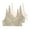 Beige Brassiere for women, variant on Women's Lace Mesh Bra With Exquisite Embroidery Bralette Underwire Bra Red 95B