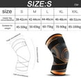 thumbnail image 2 of 2 Pcs Genouillères Professionnelles pour Douleur au Genou avec Sangles Réglables, Support de Compression (orange), 2 of 7