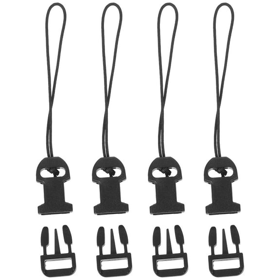 UPKOCH 2 Pairs Quick Release Camera Belt Clip Plastic Black for Enthusiasts Outdoor Use