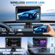 thumbnail image 4 of Estéreo inalámbrico portátil para automóvil Apple CarPlay y Android con control de voz, pantalla táctil de 7 "estéreo doble DIN con Bluetooth, reproductor multimedia, audio para automóvil con cámara d, 4 of 5
