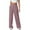 (Pink), variant on CYiJun Wide Leg Pants for Women Work Business Casual High Waisted Dressy Pants Flowy Trousers