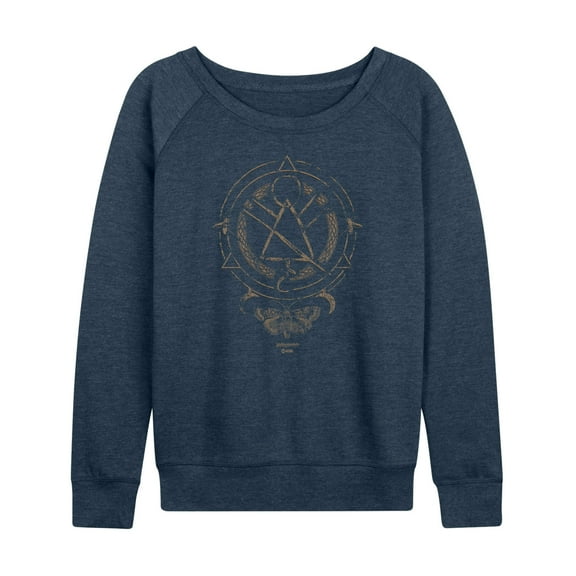 Yellowjackets - Moth Symbols - Women's Lightweight French Terry Long Sleeve Shirt
