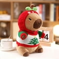 thumbnail image 5 of 2026 New Christmas Plush Capybara Toys, Plush Stuffed Toys Soft Throw Pillow Decorations, Kids Birthday Party Preferred Gift for Holidays, Stuffed Animals Toys Soft Hugging Toy for Boys Girls Gifts, 5 of 7