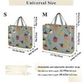 thumbnail image 2 of FORMRS Womens Corduroy Tote Bag Crossbody Shoulder Handbag with Pocket, Cute Acorns Pattern, 2 of 7