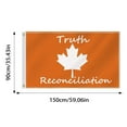 thumbnail image 3 of Drapeau de la Journée du Canada et de la Réconciliation, Chemise Orange, Bannière Nationale pour Enfants Indigènes, pour Exposition Intérieure et Extérieure, 3 of 7