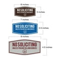 thumbnail image 2 of Fancy No Soliciting (Unless You Are Selling Cookies) Sign (Lt Gray) - Medium, 2 of 5