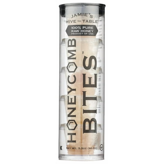 Pack of 12 Hive to Table Honey Farms Honeycomb Bites 3.3 oz