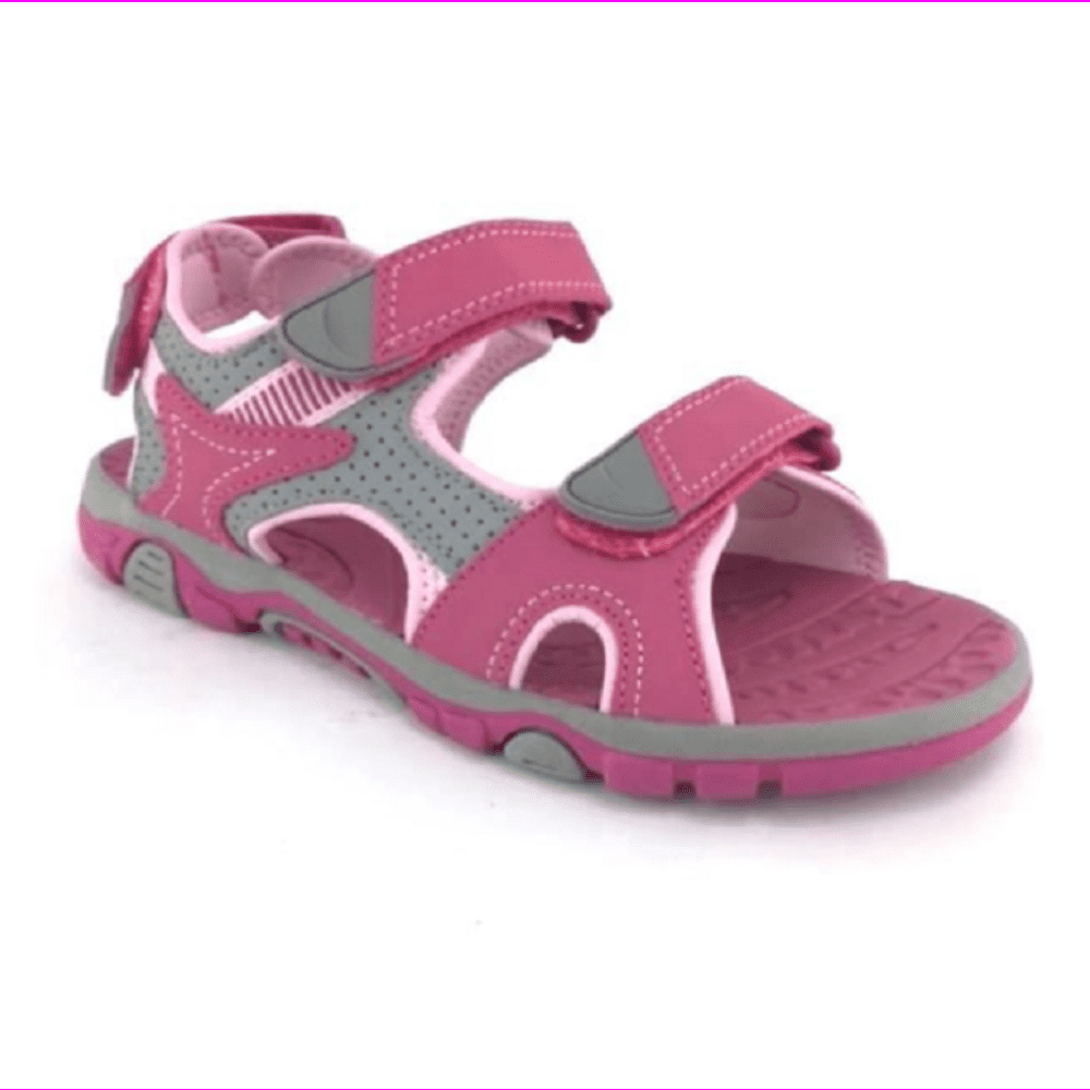 Khombu Kids Girls Pink River Sandal With Adjustable Straps size 1 ...