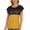 Yellow, variant on Vedolay Tops Womens Short Sleeve Summer Tops for Leggings Loose Fit Button Pullover Blouse,Yellow XXL