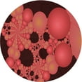 thumbnail image 1 of Ahgly Company Indoor Square Patterned Cranberry Red Area Rugs, 3' Square, 1 of 6