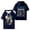 Navy, variant on Joe Nichols Black Tour Hooded Short Sleeve Fashion Hoody Men Women Hip Hop Tshirt