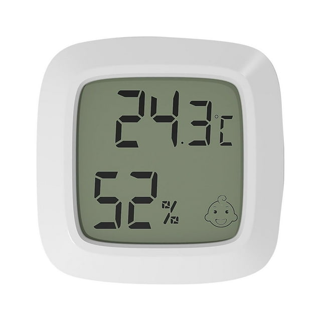 EGNMCR Mini Hygromètre Intérieur pour Bébé Hygromètre de Chambre avec Absorption Magnétique Thermomètre de Pièce