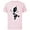 Soft Pink, variant on Disney Frozen 2 Olaf Falling Silhouette - Short Sleeve Cotton T-Shirt for Adults - Customized-Athletic Heather