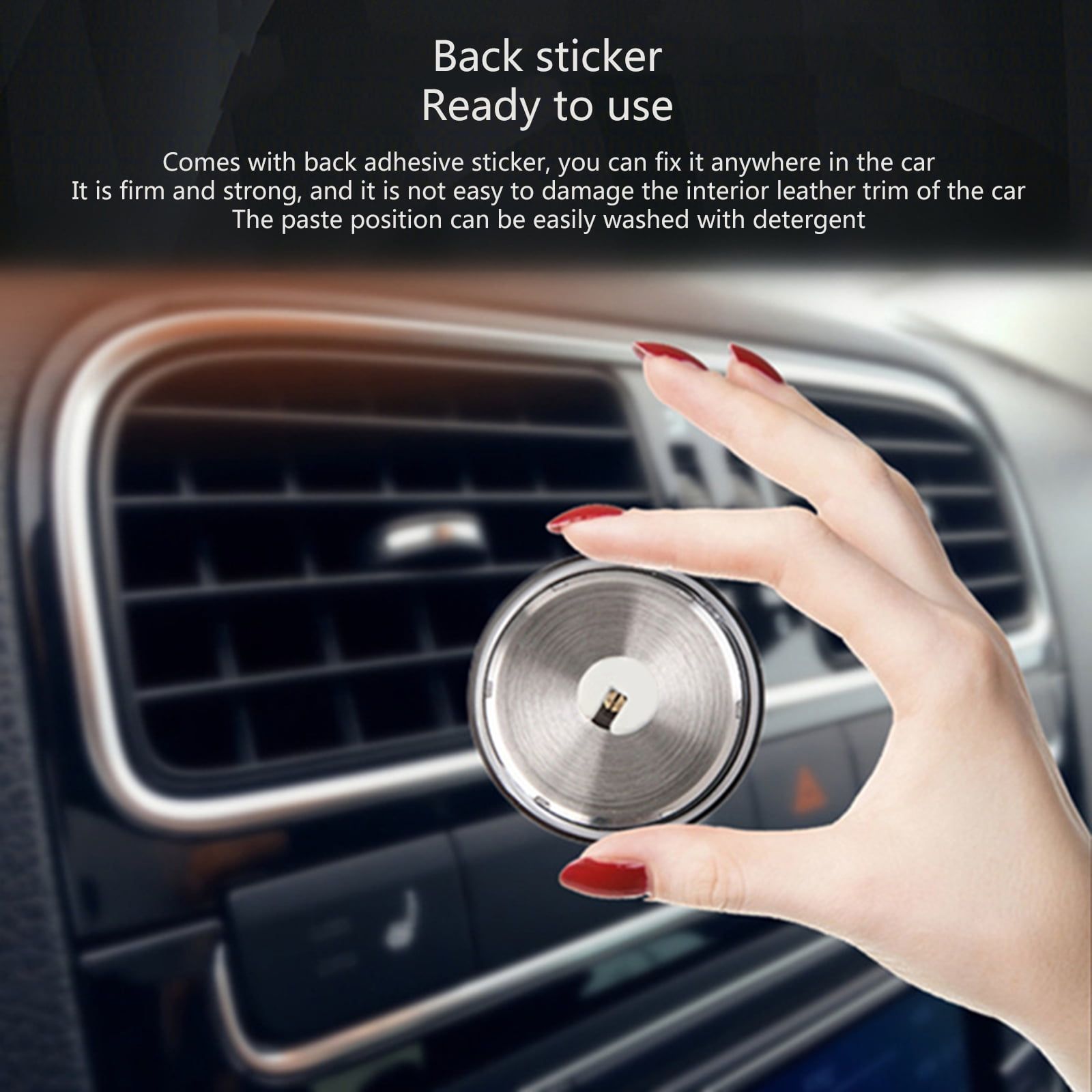 Mini Car Accessories Thermometer Hygrometer Home Automobiles Interior  Decoration Refrigerator Temperature And Humidity Meter 4.5