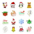 thumbnail image 5 of 50 Uds. Pegatinas navideñas de vinilo para botellas de agua adecuadas para niños, adolescentes, adultos, regalos, portátil, teléfono móvil, álbum de recortes, maleta JAMW Sencillez, 5 of 5