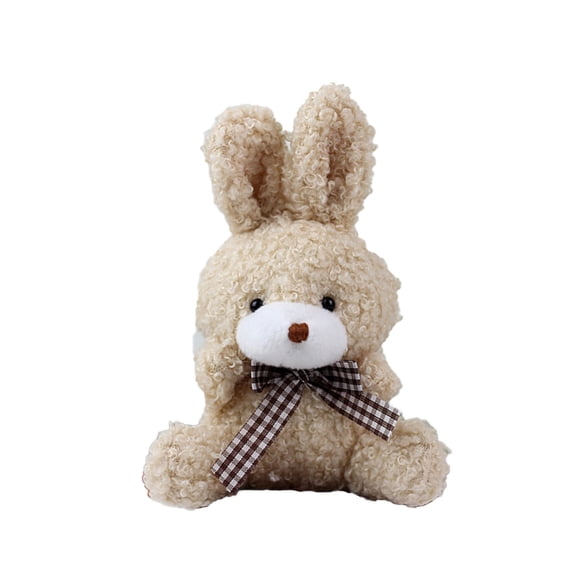 Plush Toys, Cute Plush Toys, Plush Ornaments, Plush Keychains 1X Plush Rabbit Toy, Soft Cuddly Stuffed Animal With Bow Tie, Ideal For Kids And Collectors, Decorative Plushie For