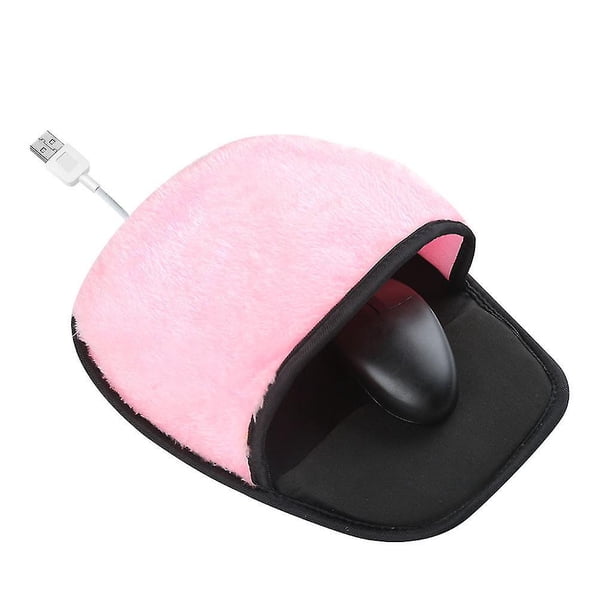 Hand Warmer Mouse Pad Heating Computer Mouse Pad Hand Warmer Usb Cable Spacious (pink)
