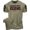 T-Shirt Military Green Branded, variant on Gymish Comfort Zone Is Dangerous T-Shirt – Motivational Gym Shirt for Men, Workout & Lifting Tee