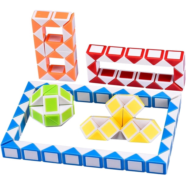 Lot De 12 Speed Cubes 3x3 Magnétiques – Mini Cube Magique Pour Enfants Et Adultes, Voyage, Cadeaux, Sacs De Fête