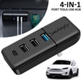 thumbnail image 1 of Hub USB Compatible avec Tesla Modèle 3 Y 2021/Modèle 3 Y 2022 avec 3 Ports USB et 1 Port USB-C, 1 of 10