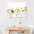 thumbnail image 2 of PRATYUS Canvas Wall Art Picture 20x16in for Living Room Bedroom Fall Decor Watercolor Flower 20x16in, 2 of 3