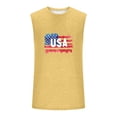 thumbnail image 4 of Purcolt Mens Tank Tops Summer USA Patriotic Graphic Crew Neck Sleeveless Shirts Comfortable Muscle Gym Workout Tees Shirts, 4 of 6