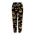 thumbnail image 3 of QATAINLAV Sweatpant for Women, 2025 Halloween Costumes Baggy Cinch Bottoms Jogger Pants Novelty Graphic Print Drawstring Waist Trousers with Pockets Birthday Gifts Multicolor XL, 3 of 6