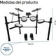 thumbnail image 5 of Bateria Eléctrica Bluelander de 13 Piezas, 3 Platillos, 3 Tom, 2 Pedales, Tarola, Módulo de Sonido, Par de Baquetas y Banco, 5 of 6