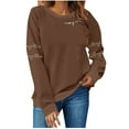 thumbnail image 2 of SDNall Christmas Themed Long Sleeve T-Shirt - Loose Fit, Round Neck, Festive Apparel, 2 of 5
