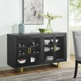 thumbnail image 2 of Steve Silver Yves Modern 60" Width Sideboard, Charcoal Black, 2 of 7