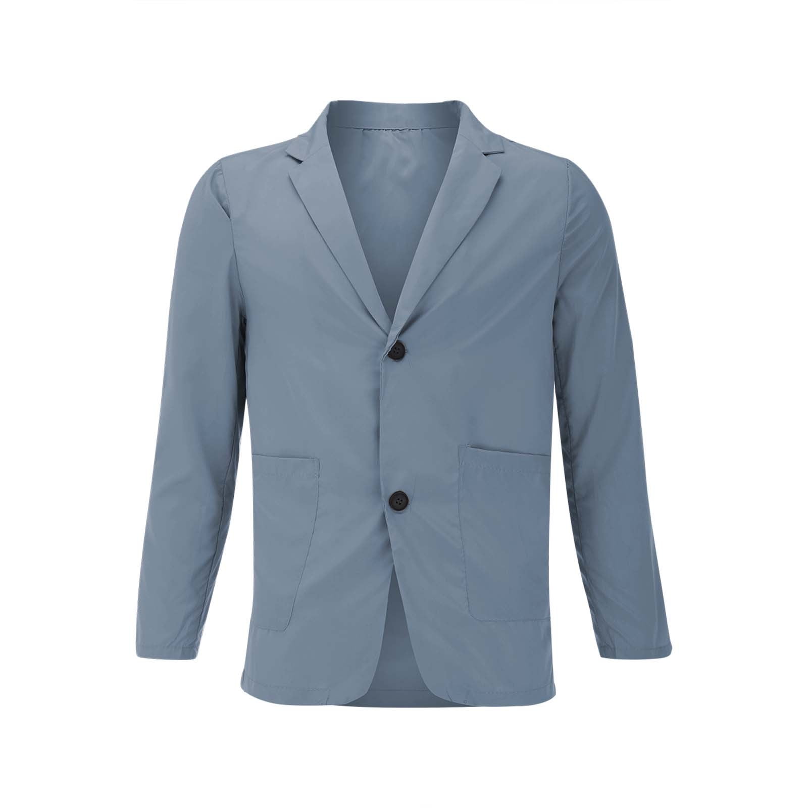 Manxivoo Mens Blazer Men's Fashion Spring and Summer Casual