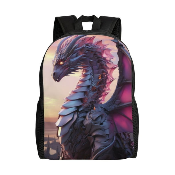 Fotbe Dragon Mochila de Viaje para Laptop, Mochila Ejecutiva Delgada y Resistente 15.6"