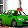 thumbnail image 4 of 2Pcs Red Cylindrical Flag Pole for Car Parade Suction Cup Mount, 4 of 8