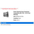 thumbnail image 2 of Power Steering Hose Connector - Compatible with 1994 - 2014 Ford Mustang 1995 1996 1997 1998 1999 2000 2001 2002 2003 2004 2005 2006 2007 2008 2009 2010 2011 2012 2013, 2 of 2
