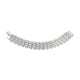 thumbnail image 1 of , Vintage Simple Oficina Aleación clásica, 16 cm / 6.2 pulgadas Punk Moda Mano Cadena Brazalete res Damas res res Plata Sunnimix Pulsera ancha, 1 of 8